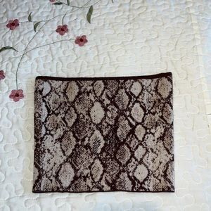 PacSun Kendall & Kylie Snake Print Tube top